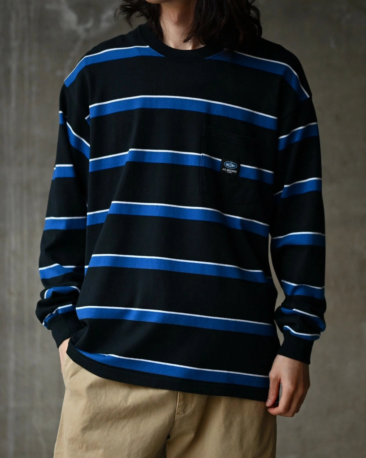 CHALLENGER / L/S AUTHENTIC BORDER TEE (CLG-CS 026-010)