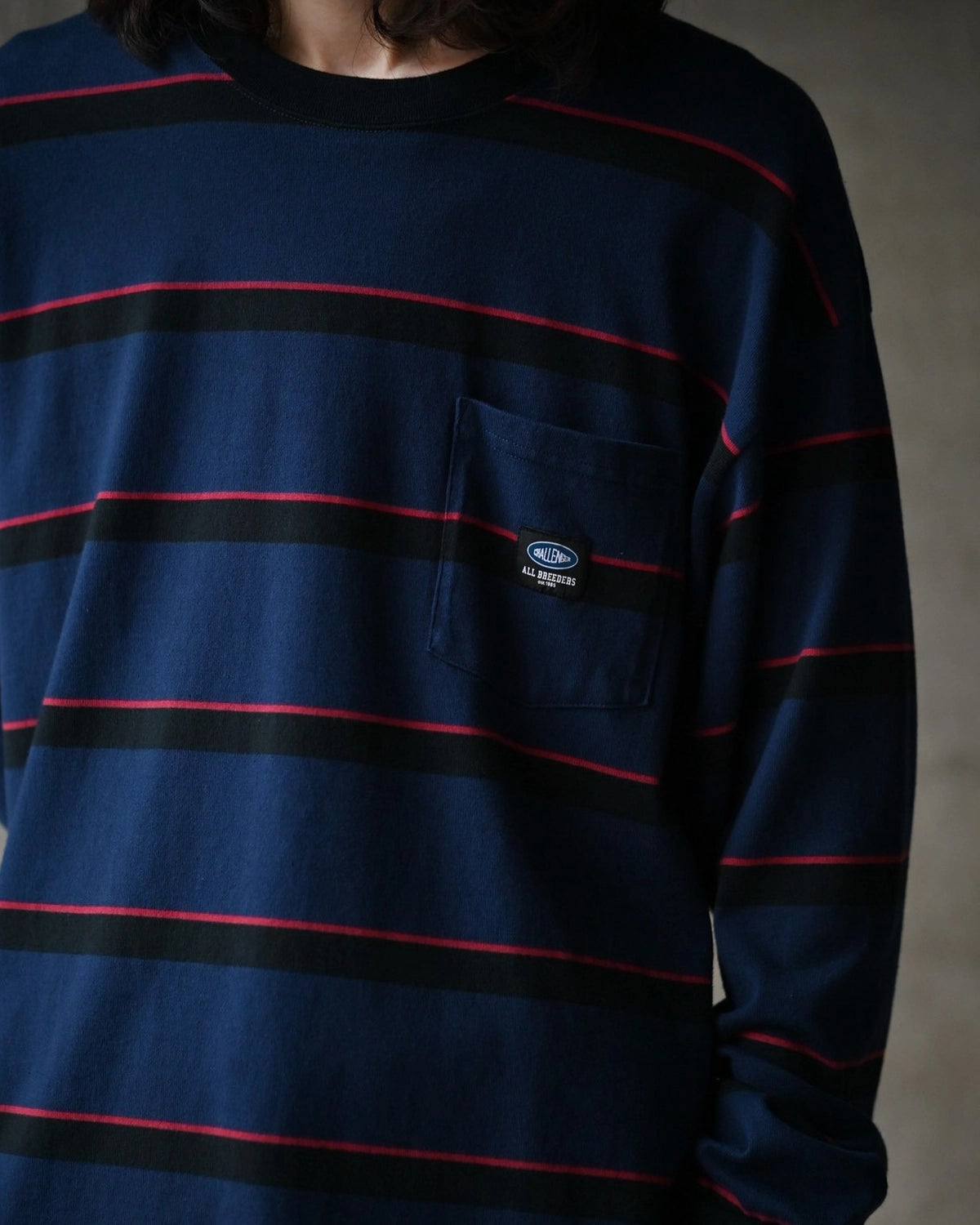 CHALLENGER / L/S AUTHENTIC BORDER TEE (CLG-CS 026-010)