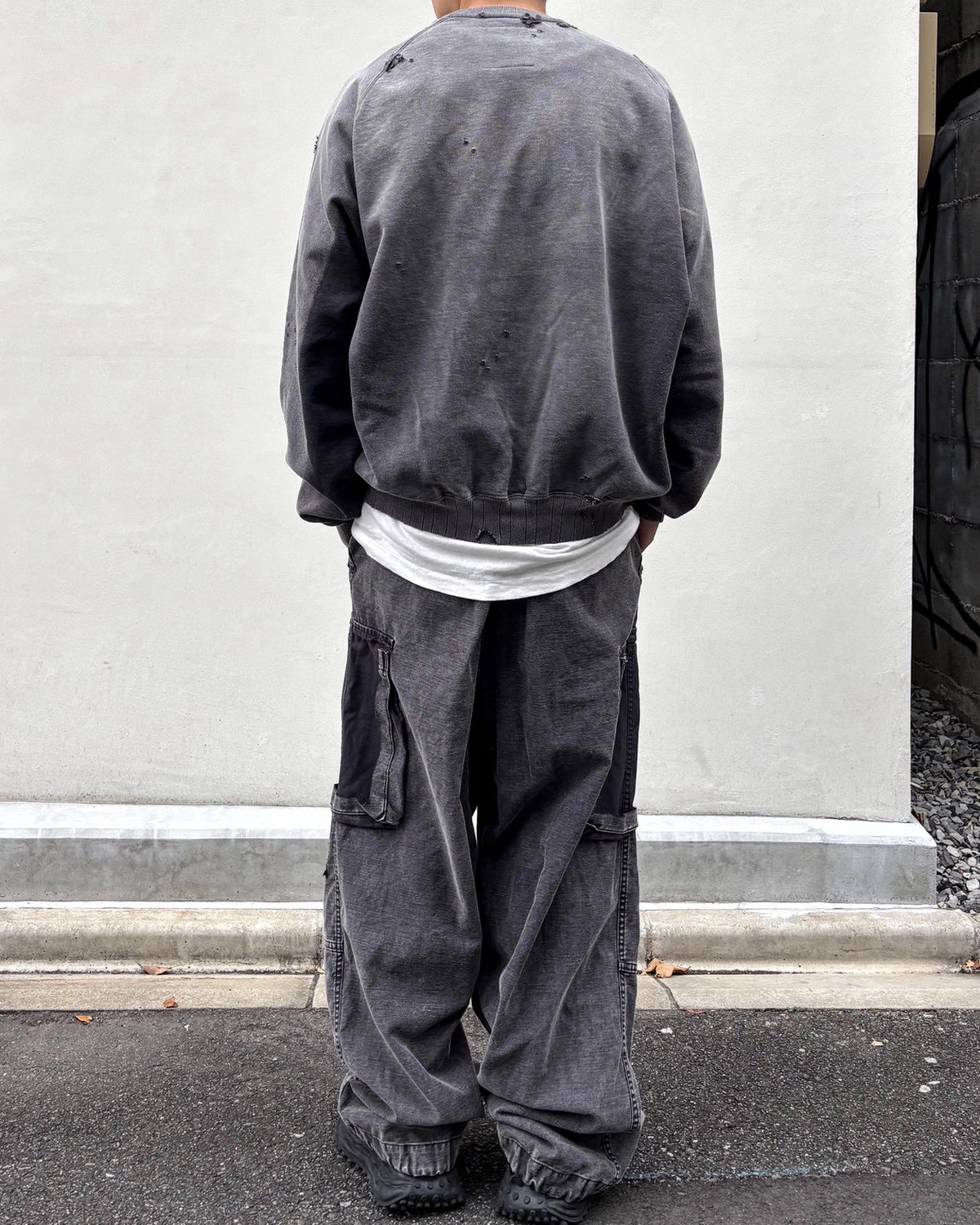 Maison MIHARA YASUHIRO / Sun Faded Like Sweatshirt (J17PO723)