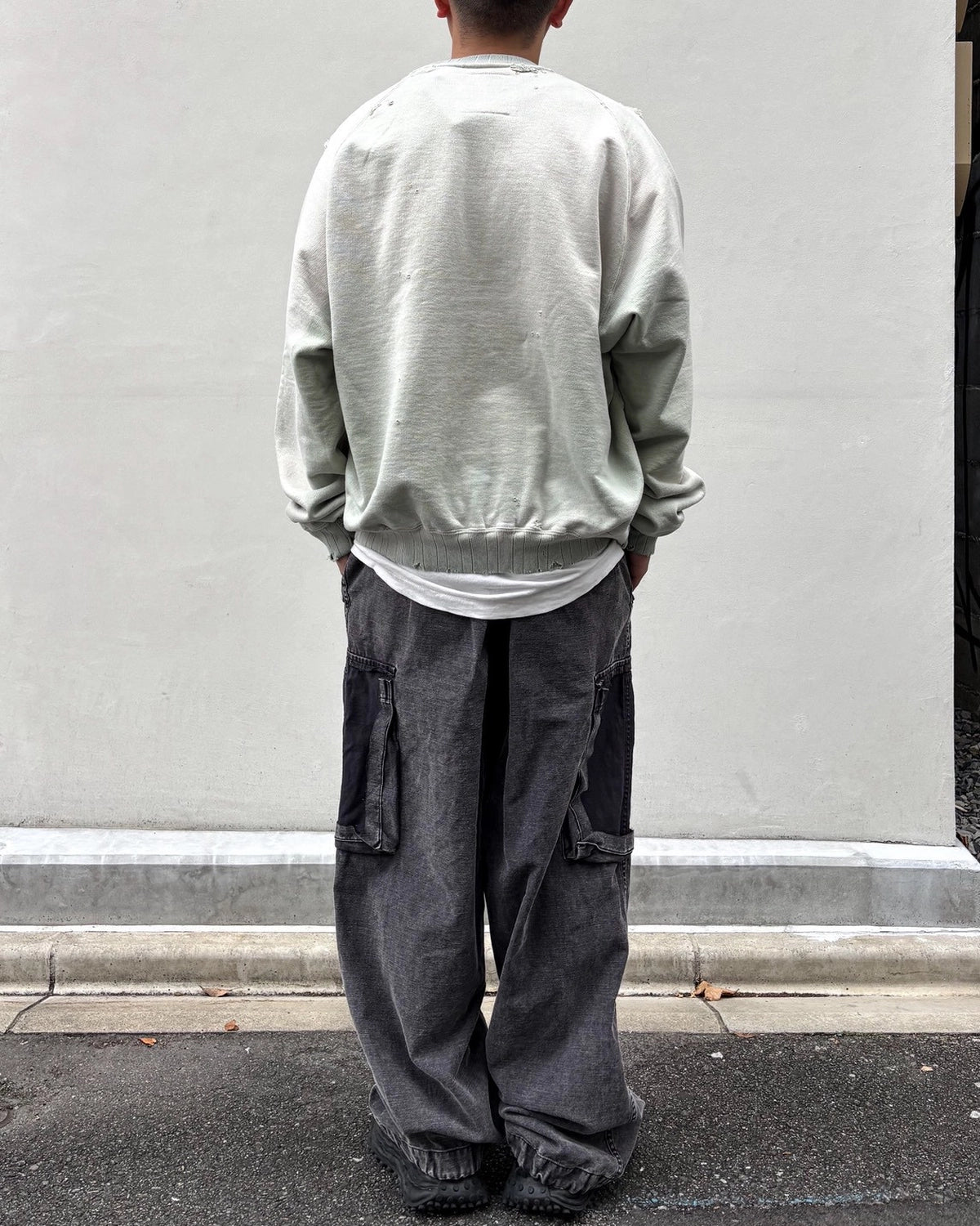 Maison MIHARA YASUHIRO / Sun Faded Like Sweatshirt (J17PO723)