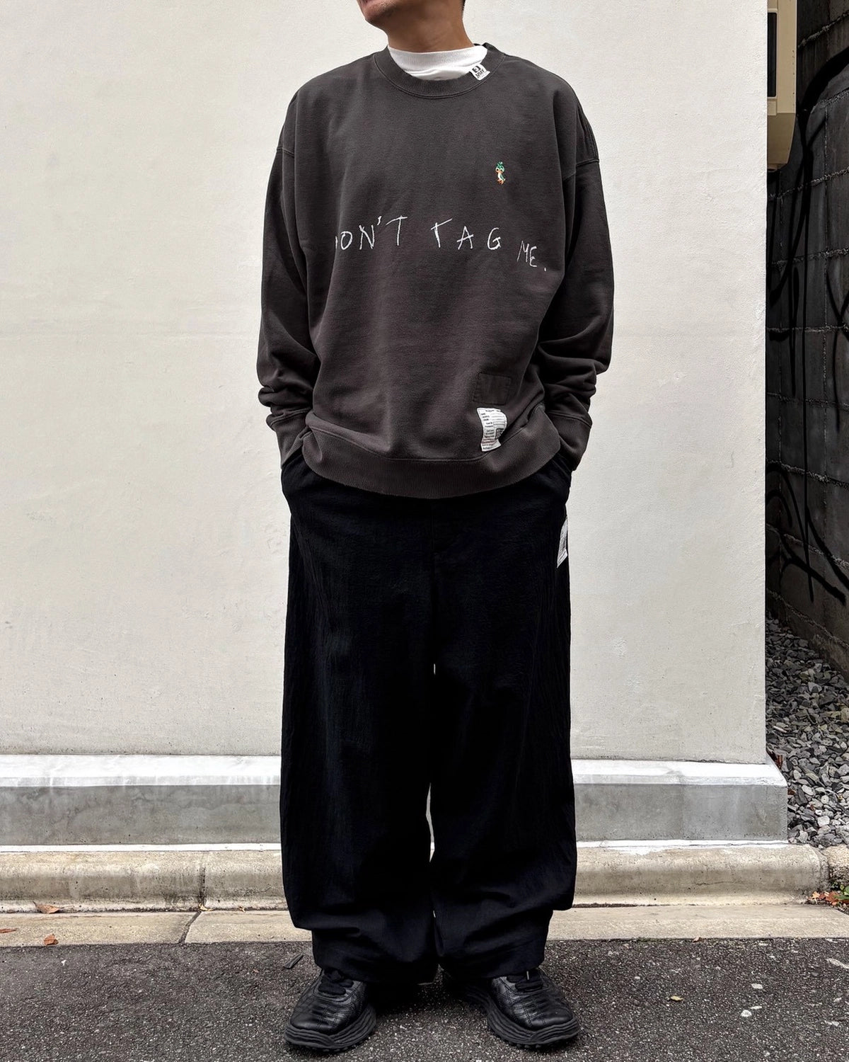 Maison MIHARA YASUHIRO / Sweat Layered Wool Pants (J17PT132)