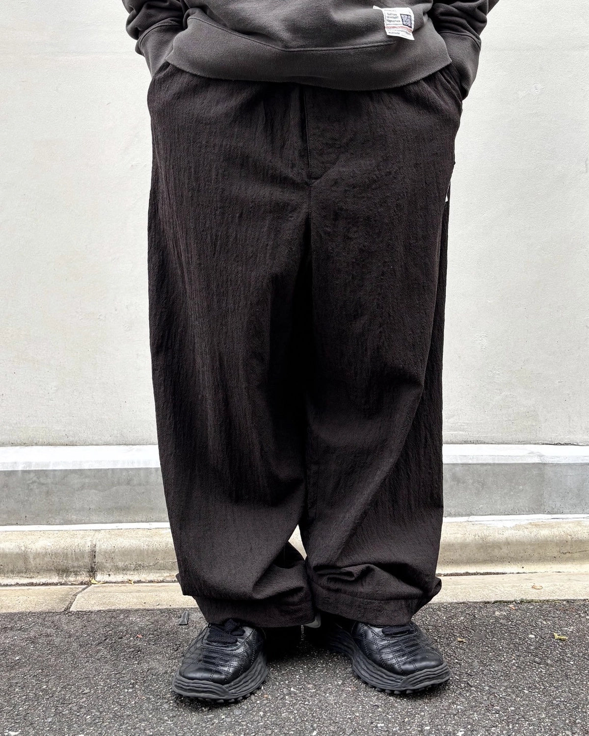 Maison MIHARA YASUHIRO / Sweat Layered Wool Pants (J17PT132)