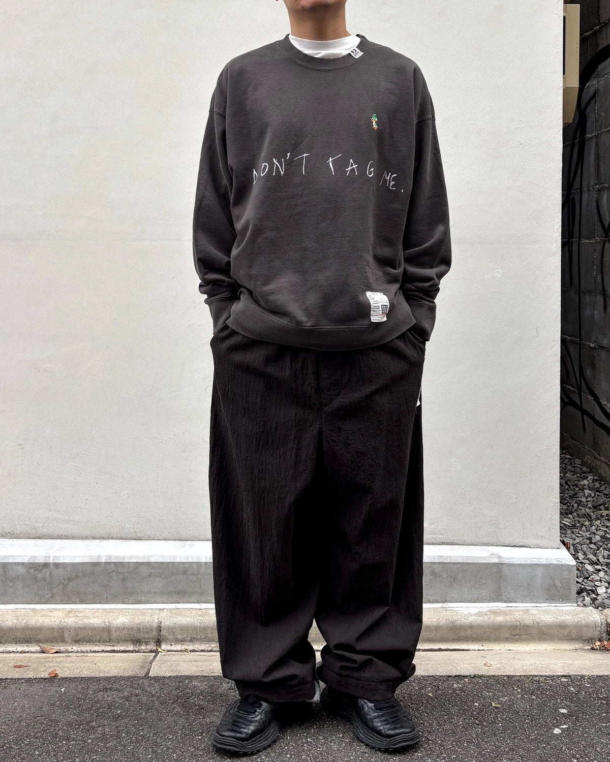 Maison MIHARA YASUHIRO / Sweat Layered Wool Pants (J17PT132)