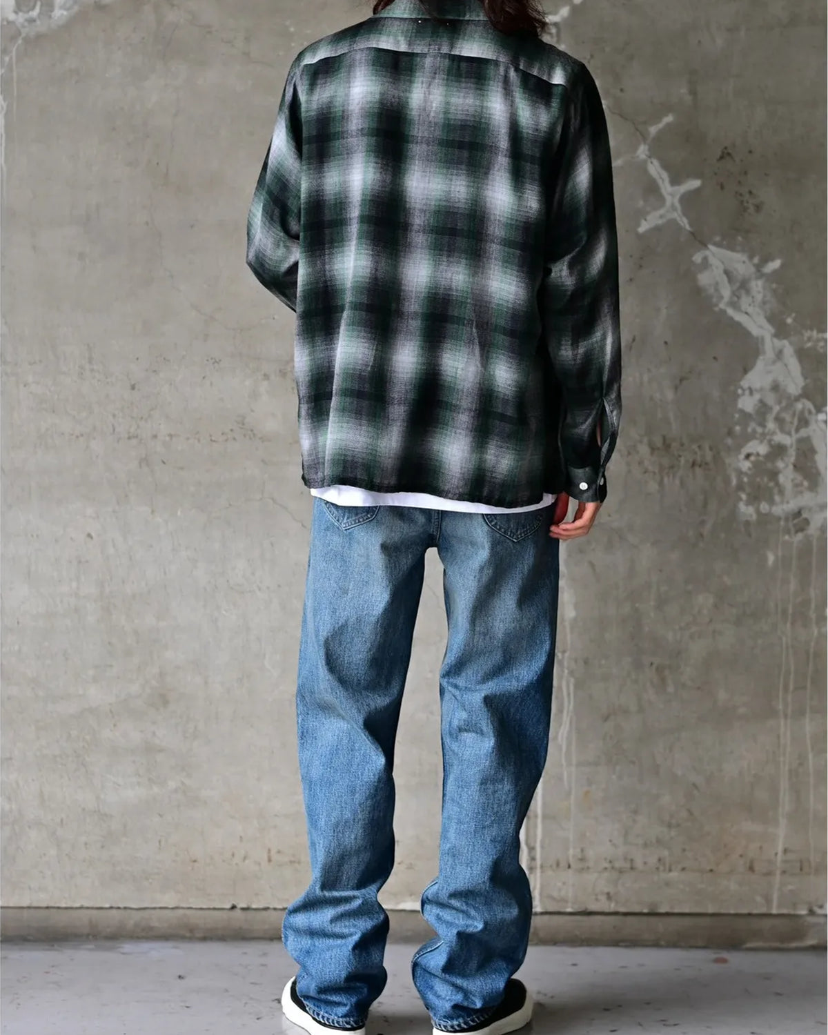 MINEDENIM / T.Rayon Ombre Open Collar Shirt (MDFBF09501)
