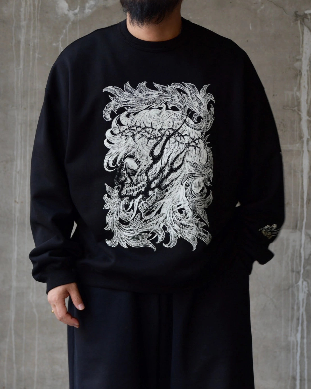 ANTIDOTE BUYERS CLUB / ASIC Crewneck Sweat Shirt (ABCAW26CT09)