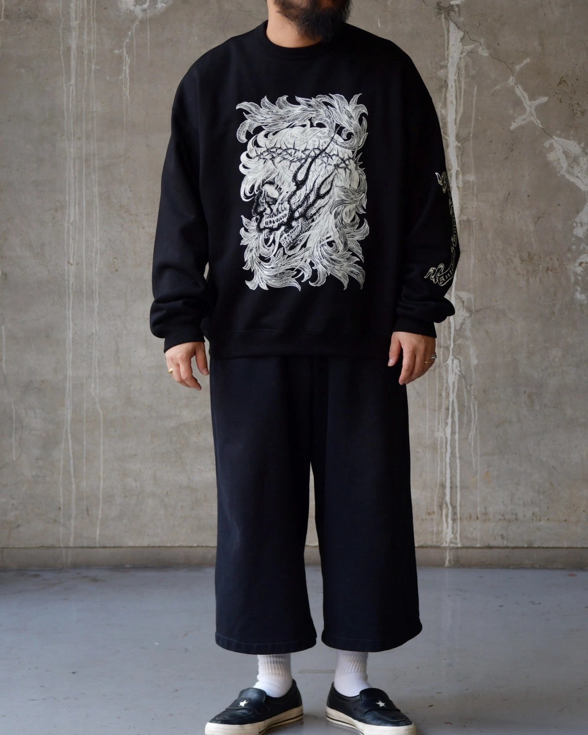 ANTIDOTE BUYERS CLUB / ASIC Crewneck Sweat Shirt (ABCAW26CT09)