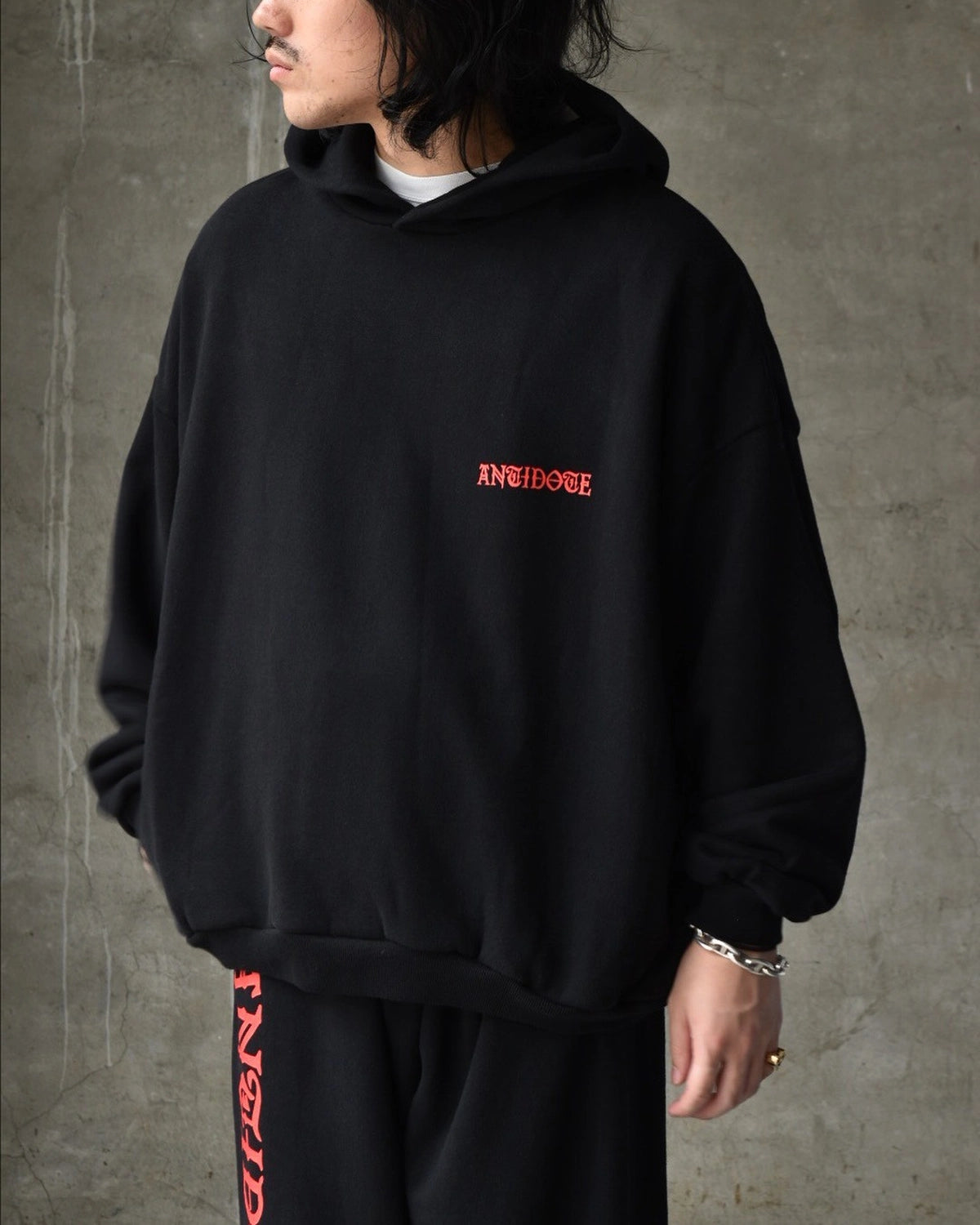 ANTIDOTE BUYERS CLUB / Over Sized Logo Sweat Parka (ABCAW25OS04)