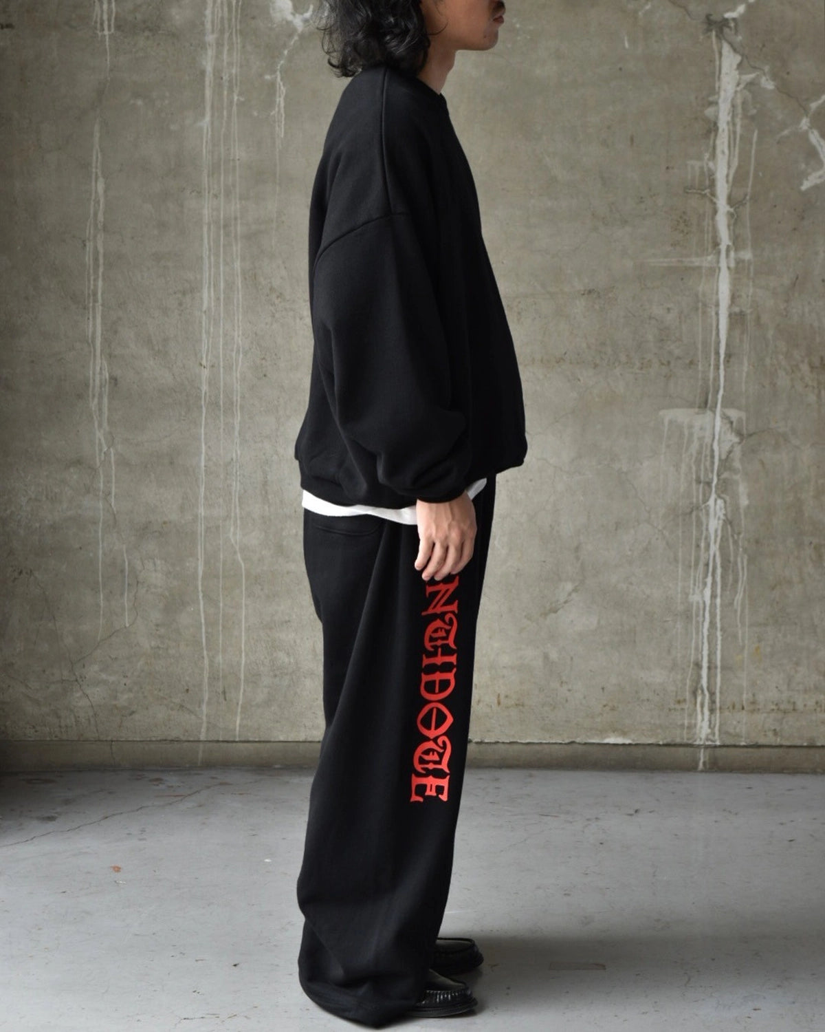ANTIDOTE BUYERS CLUB / Over Sized Logo Sweat Pants (ABCAW25OS05)
