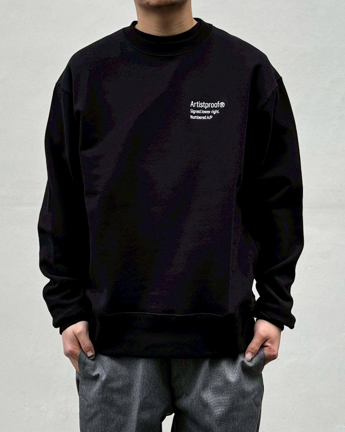 ARTIST PROOF®︎ / 3Lines Logo Crewneck Sweat (ATPF-001CN)