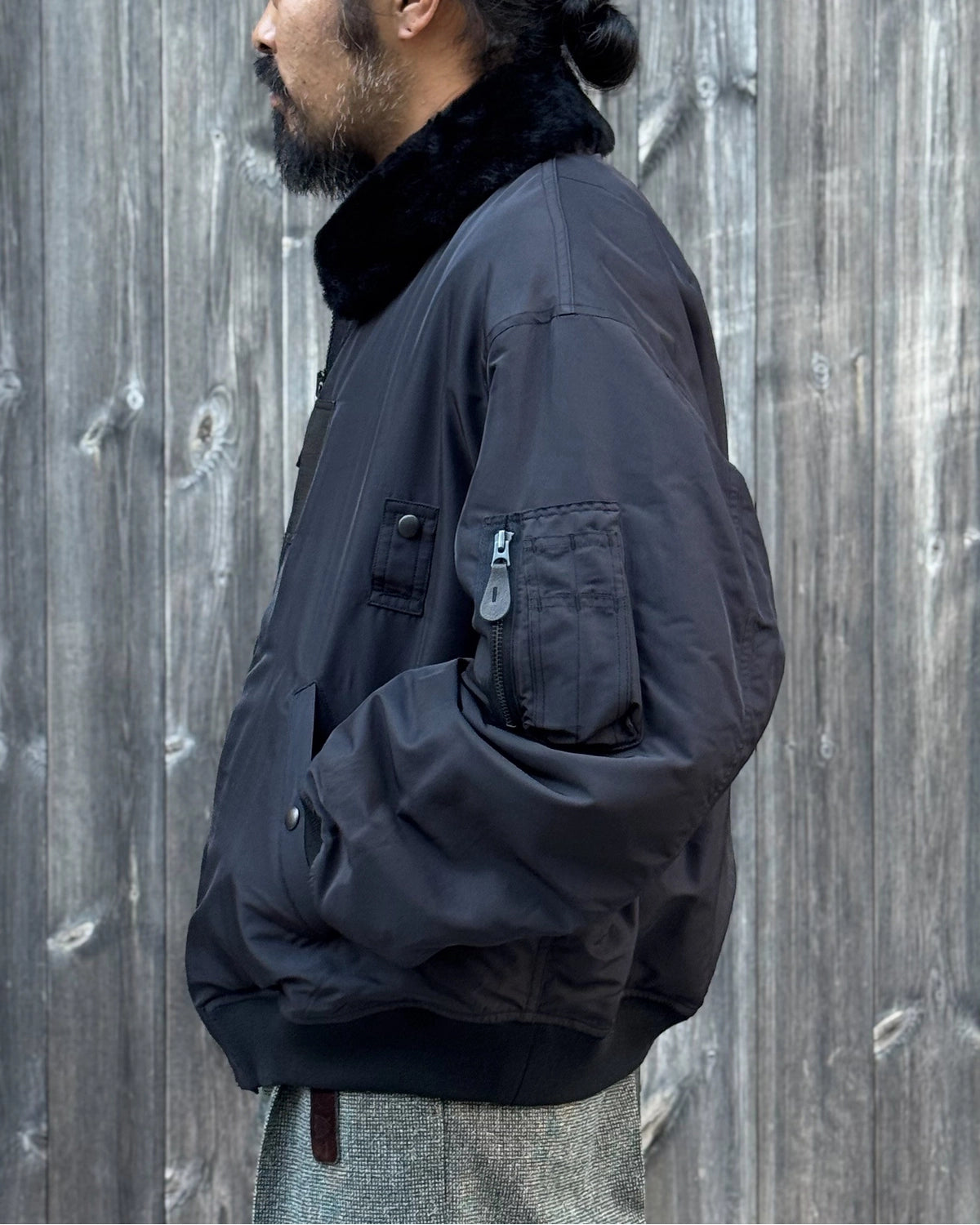 blurhms / Poly-Silk Twill Modified MA1 (BHS26F026)