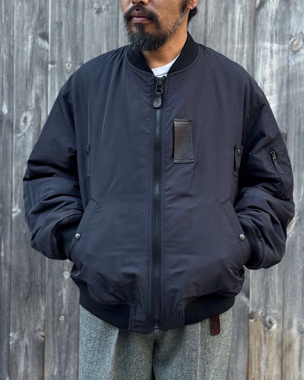 blurhms / Poly-Silk Twill Modified MA1 (BHS26F026)