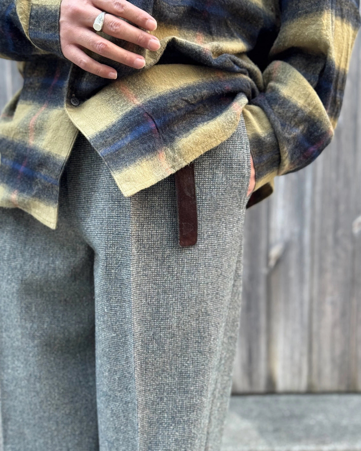 blurhms / Tweed Trousers (BHS26F006)