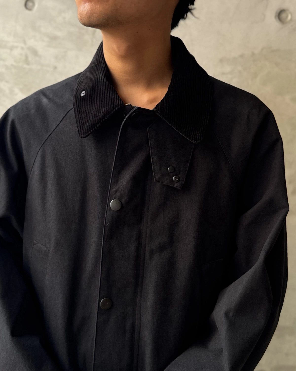 blurhms / Hard Twist Gabarding Coat (BHS26F024)