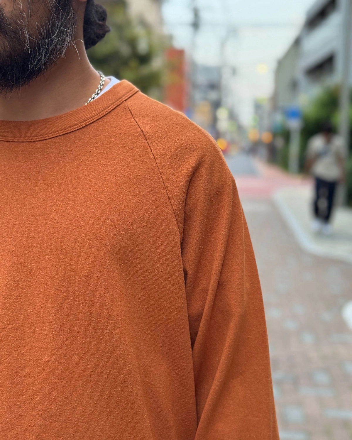 blurhms / Co/Silk Nep Raglan Tee (BHS24F037F26)