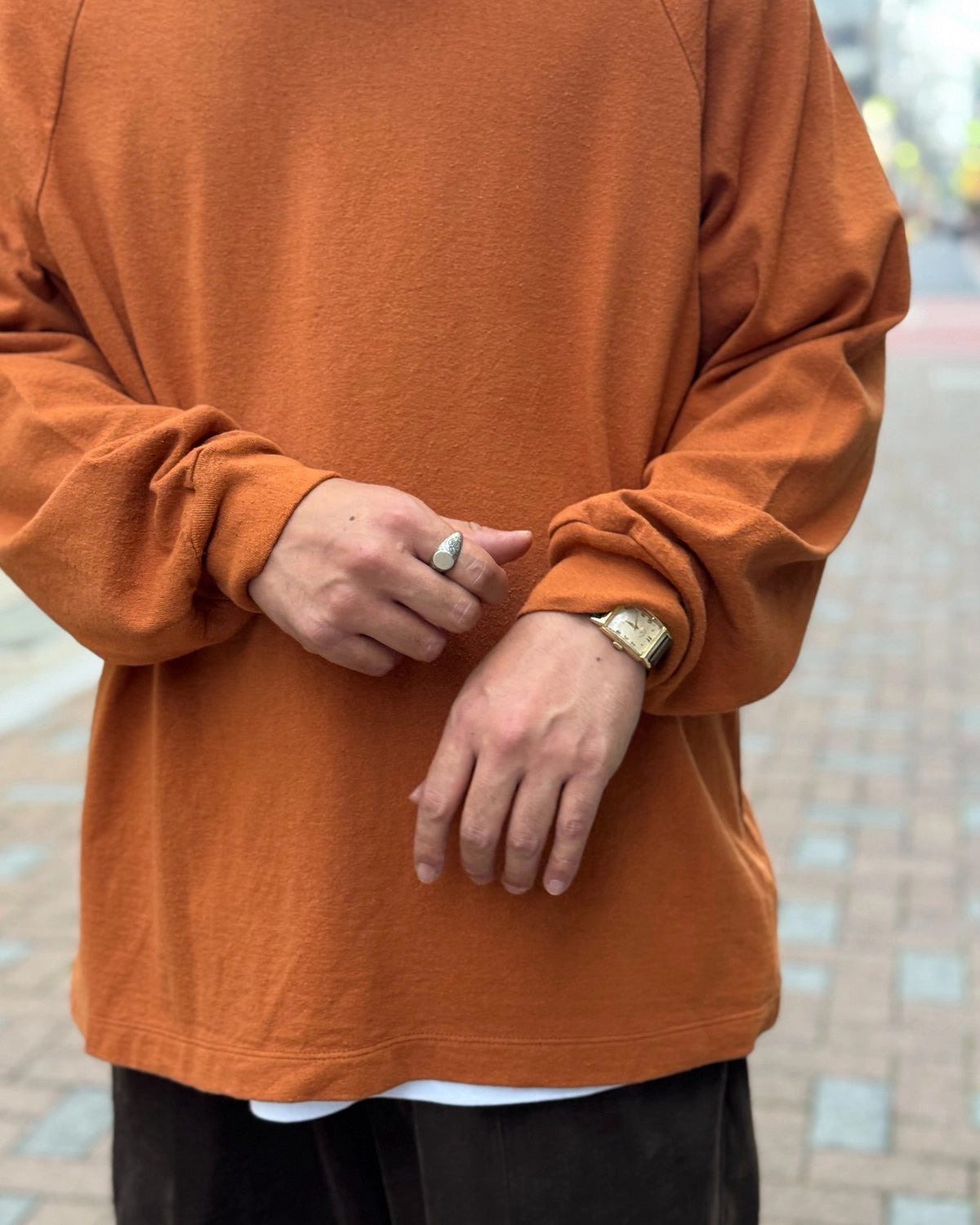 blurhms / Co/Silk Nep Raglan Tee (BHS24F037F26)