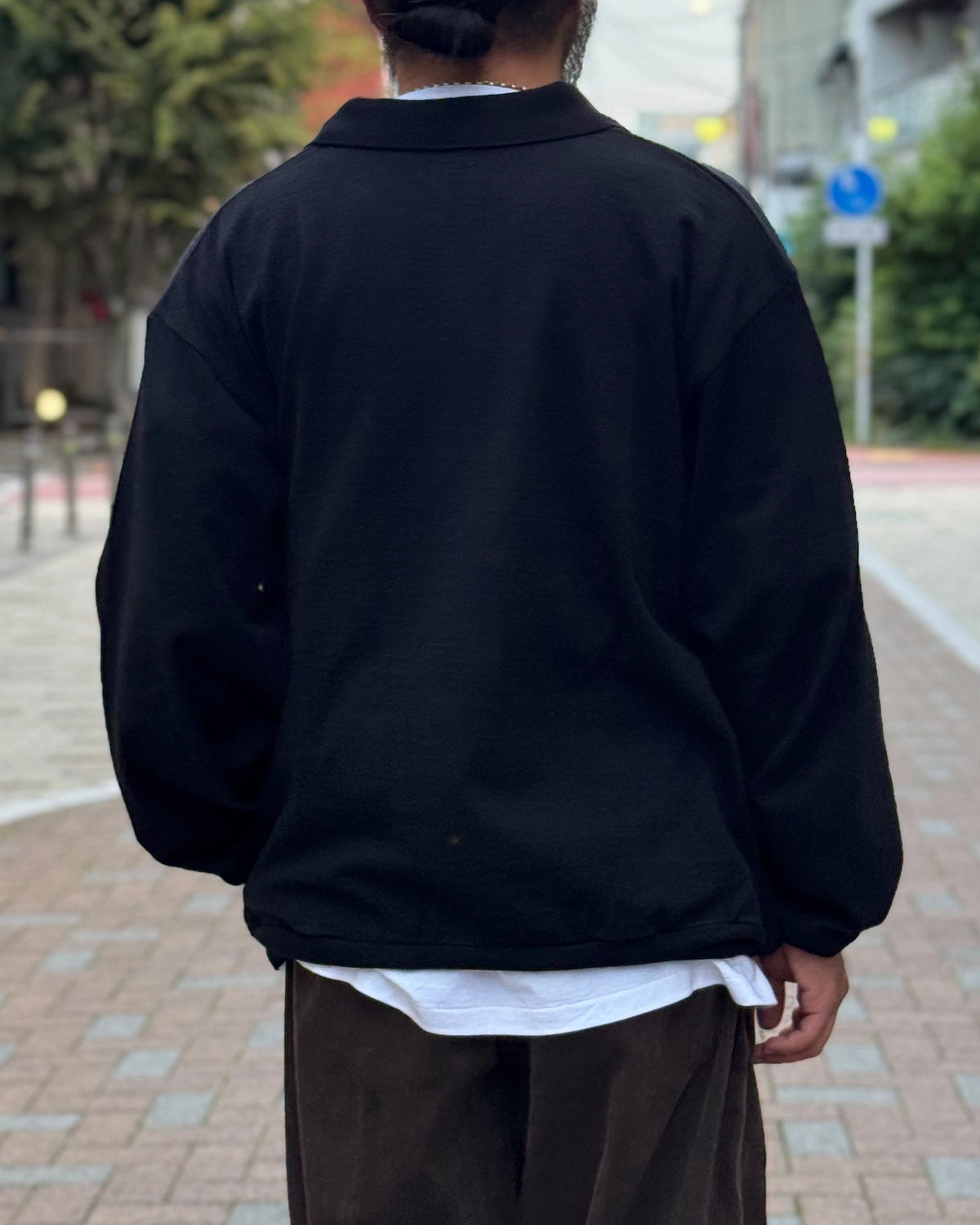 blurhms / Co/Silk Nep Harf-zip P/O (BHS25S037F26)