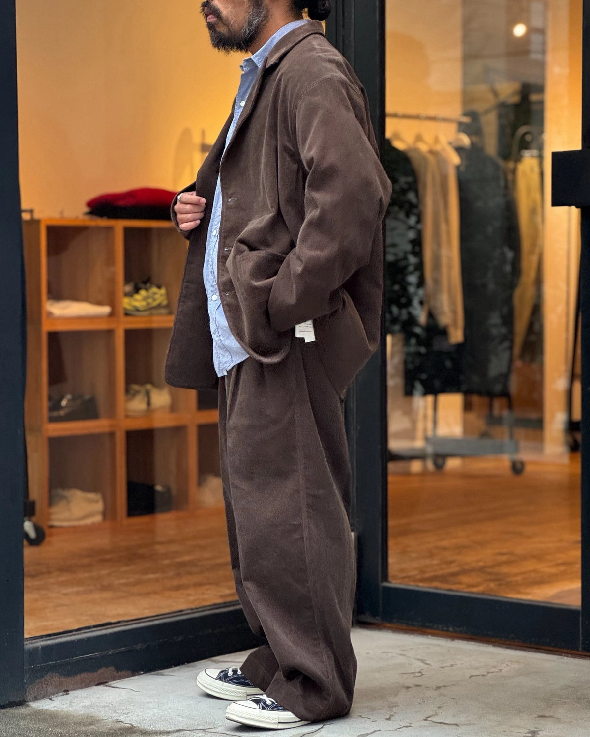 blurhmsROOTSTOCK / Corduroy Military Trousers (bROOTS26F7)