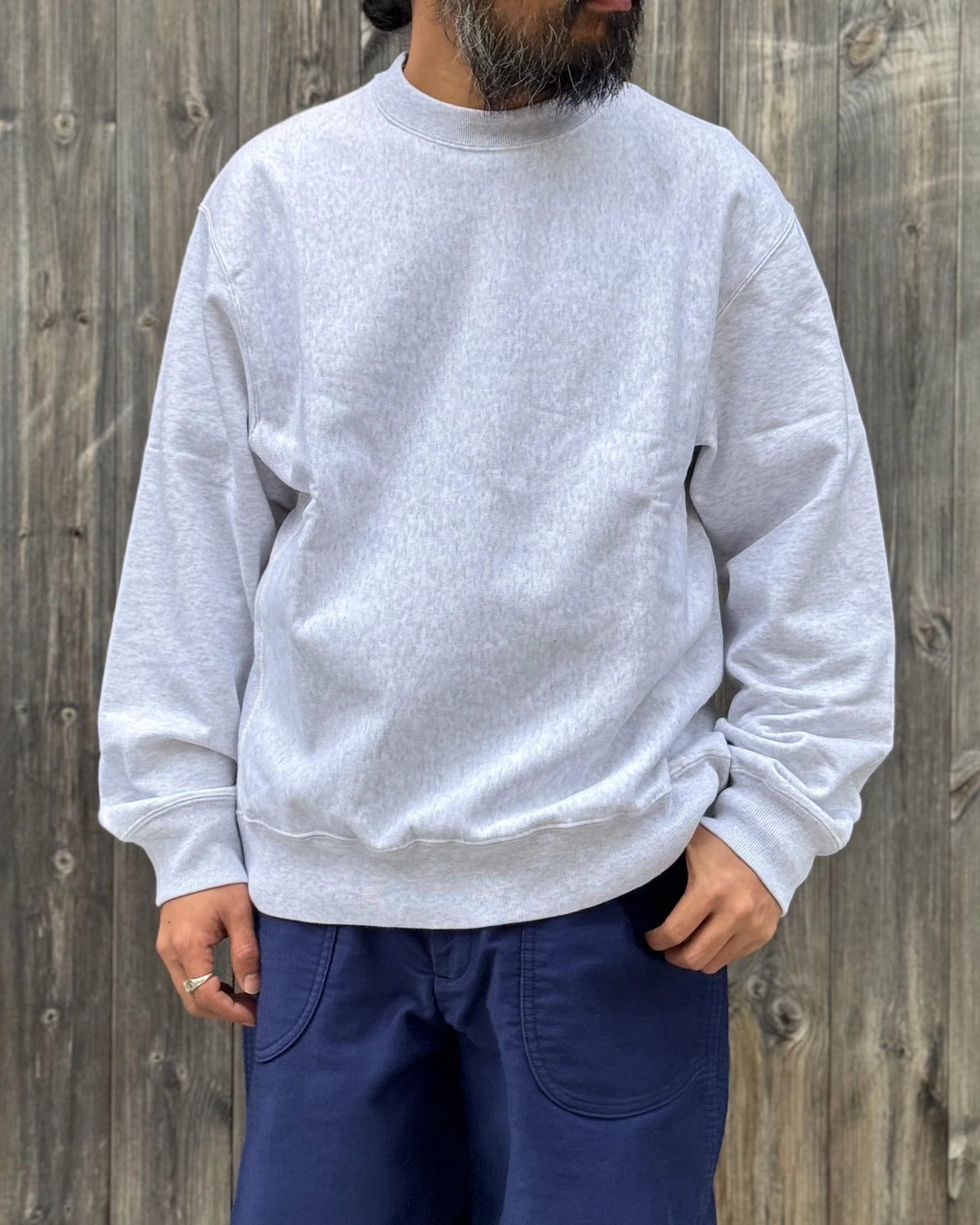 blurhmsROOTSTOCK / Soft&Hard Sweat Crew-Neck P/O (bROOTS24F21F26)