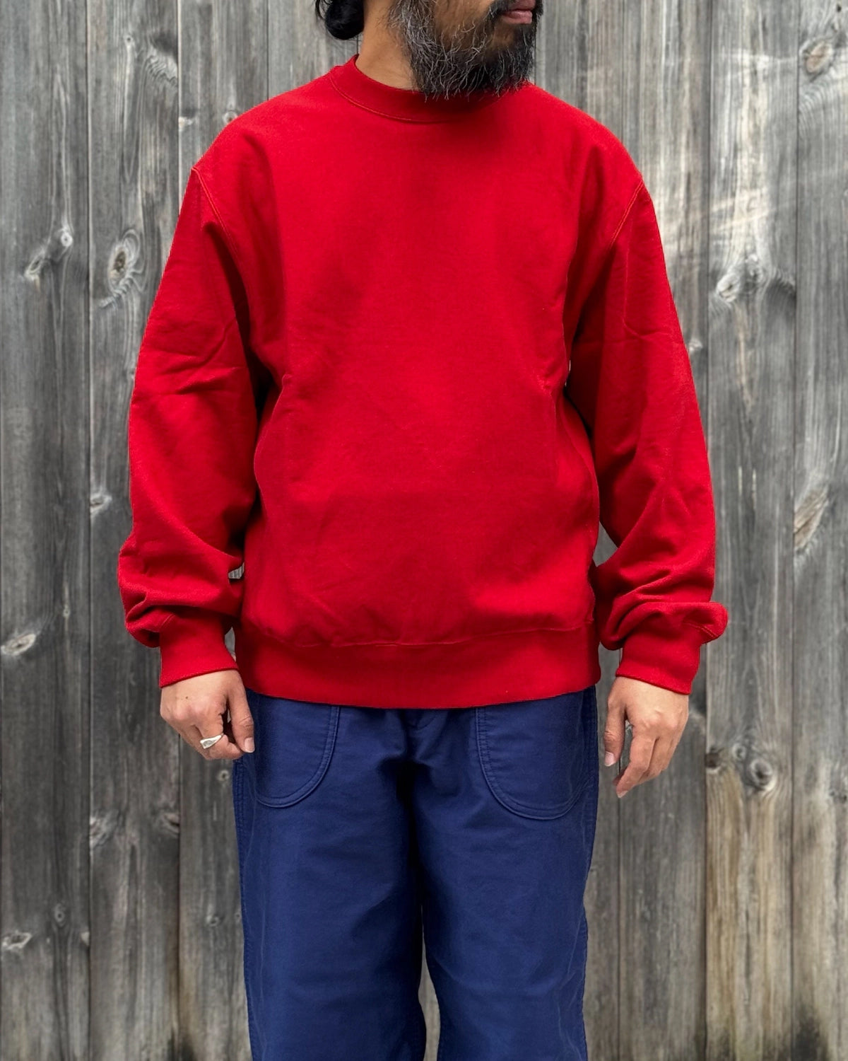 blurhmsROOTSTOCK / Soft&Hard Sweat Crew-Neck P/O (bROOTS24F21F26)