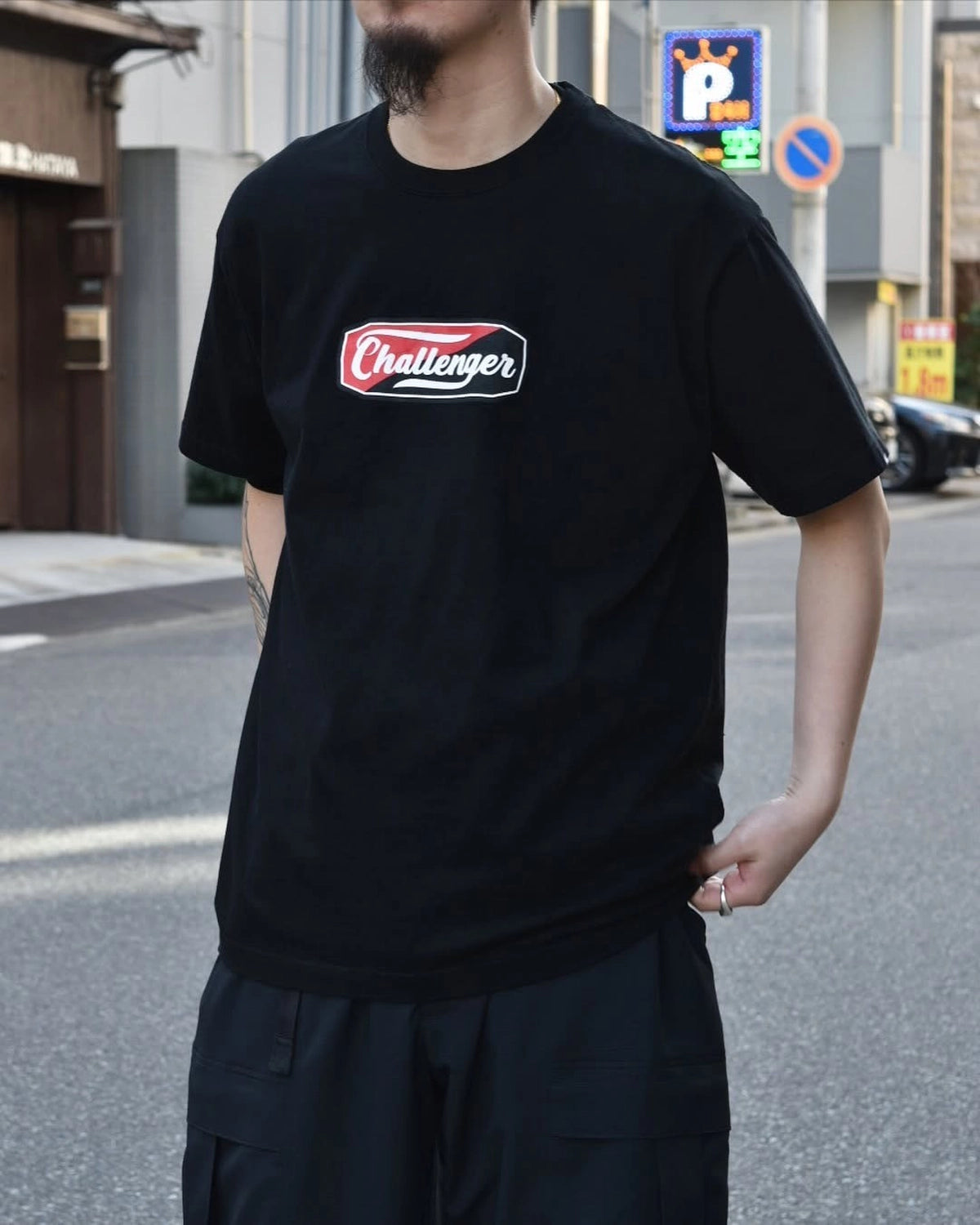 CHALLENGER / TWO TOTE LOGO TEE (CLG-TS 025-003)