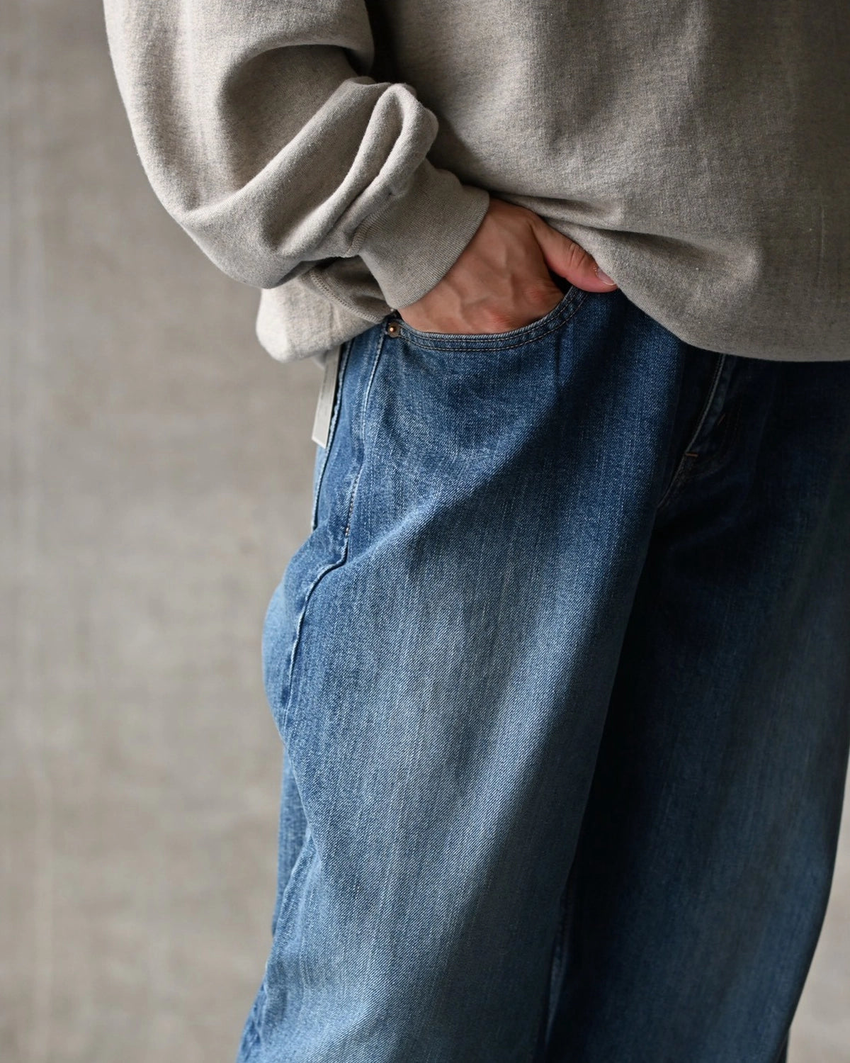 CIOTA / インディゴスビン 13.5oz バギーデニム (PTLM-25BG-PIMBL)