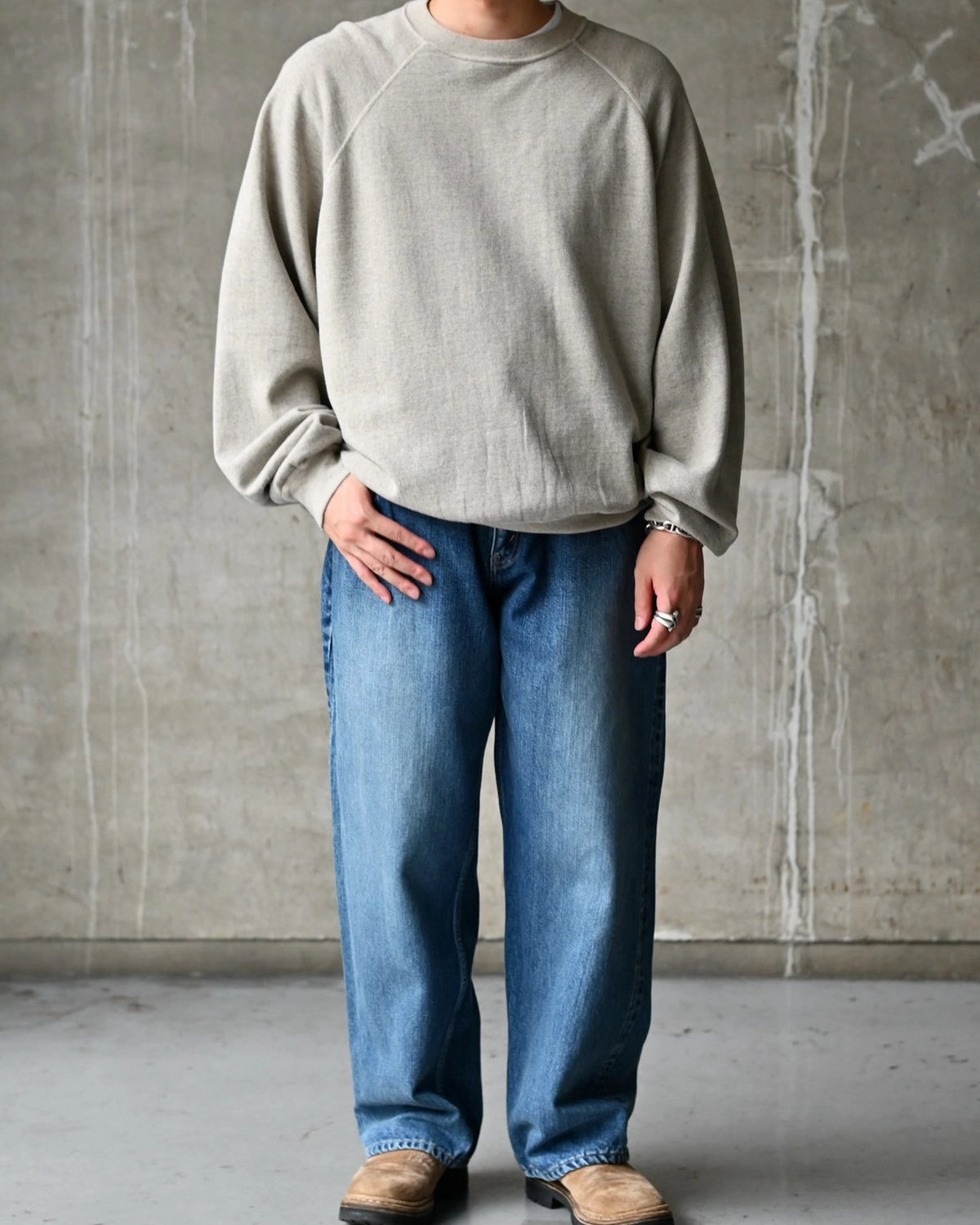 CIOTA / インディゴスビン 13.5oz バギーデニム (PTLM-25BG-PIMBL)