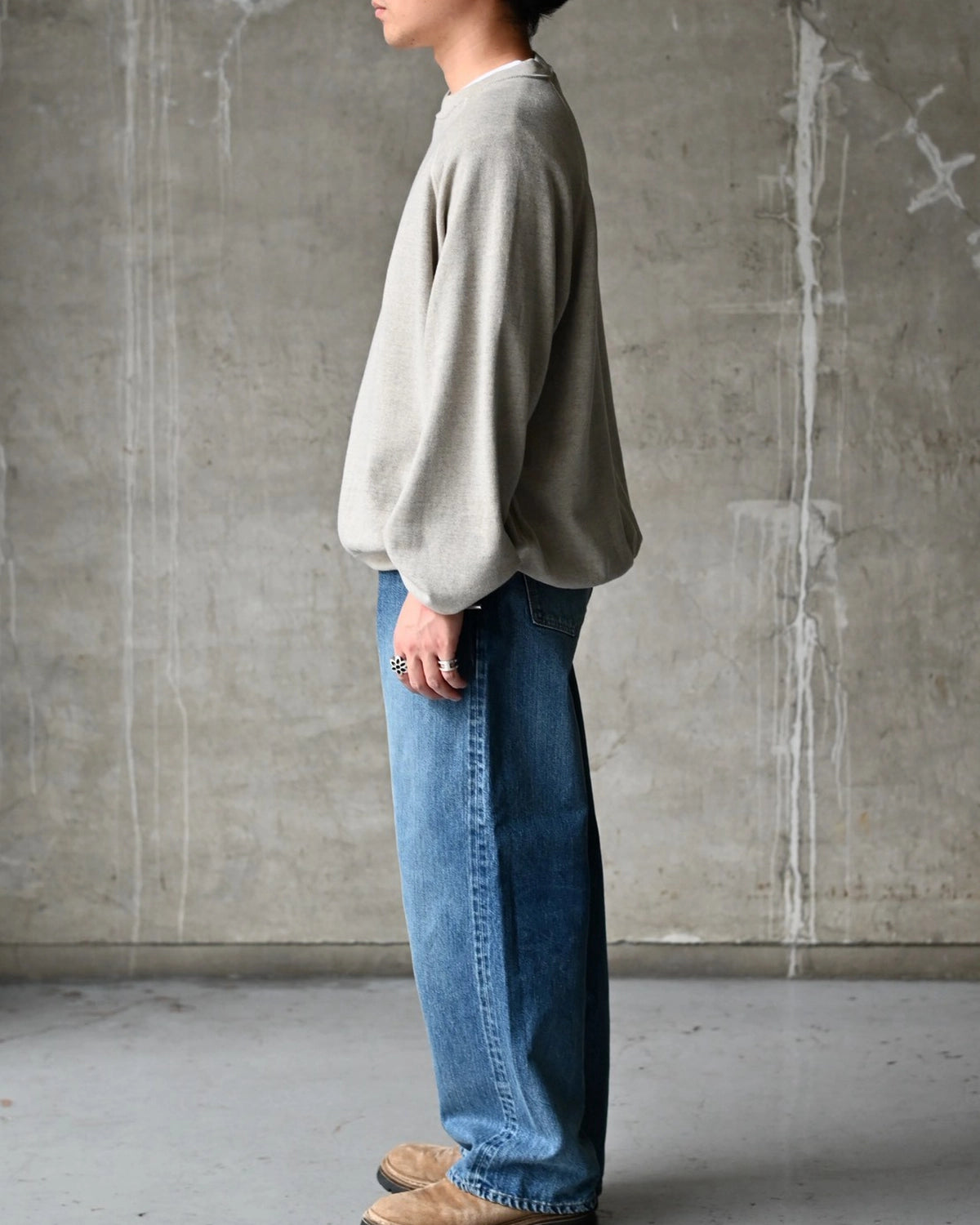 CIOTA / インディゴスビン 13.5oz バギーデニム (PTLM-25BG-PIMBL)