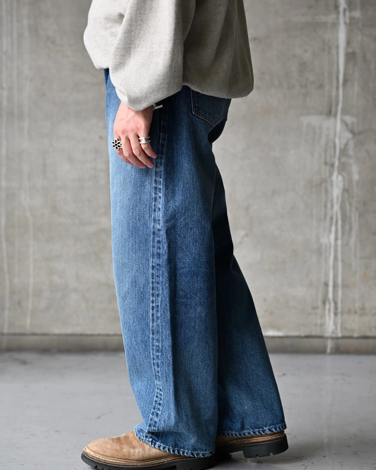 CIOTA / インディゴスビン 13.5oz バギーデニム (PTLM-25BG-PIMBL)