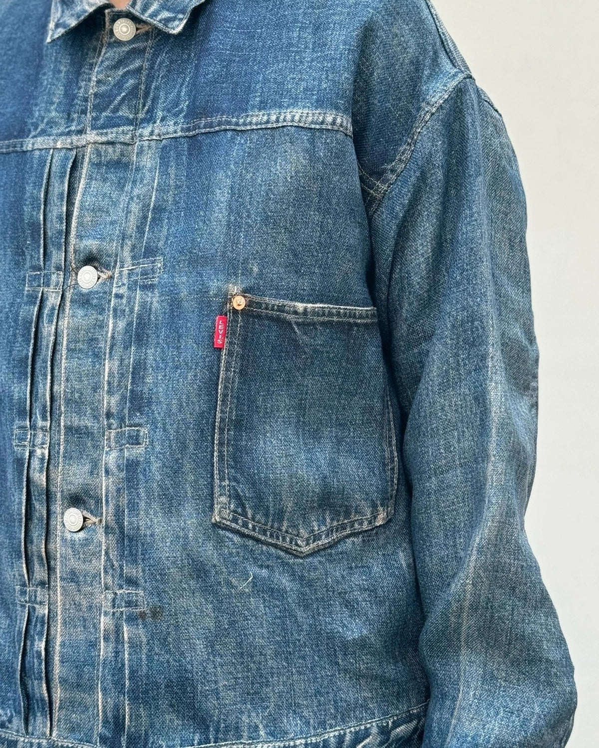 eYe JUNYA WATANABE MAN × Levis × Ber Ber Jin / 麻オックス 転写プリント Levis Wネーム Ber Ber Jin (WQ-J904-100)