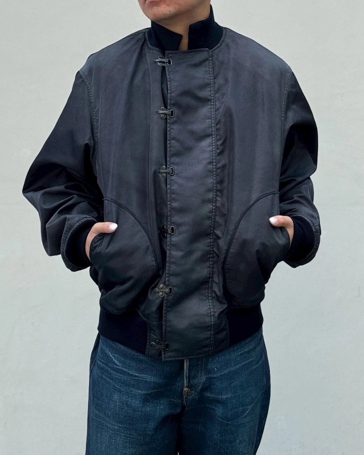 eYe JUNYA WATANABE MAN × New Manual / ナイロンツイル 転写プリント New Manual Wネーム (WQ-J905-100)