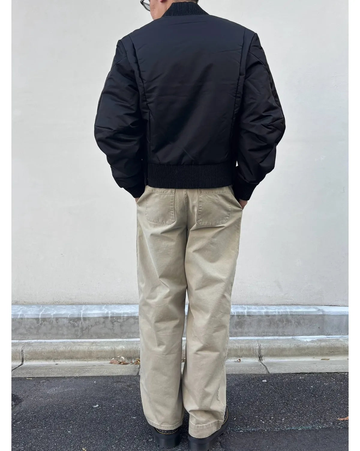 entire studios / Arc Bomber Black Nylon (ESFW26BO020058386)