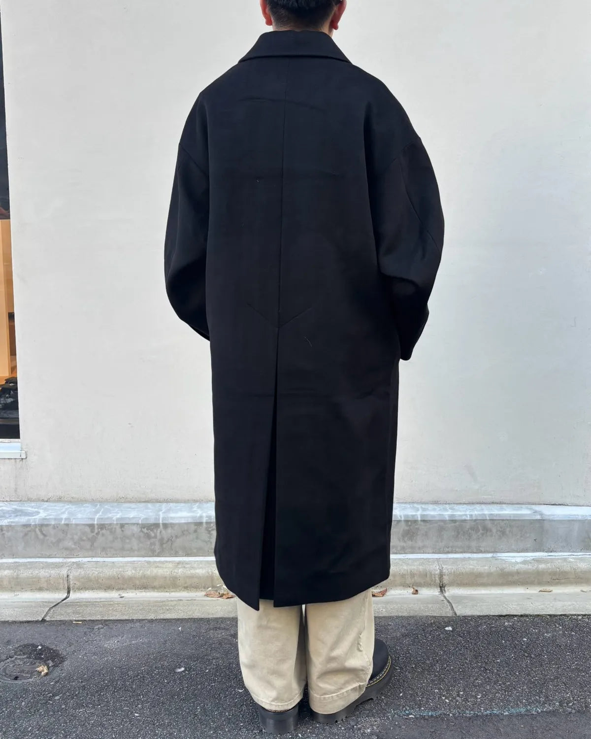 entire studios / Arcform Coat Black Wool (ESFW26CO010736247)