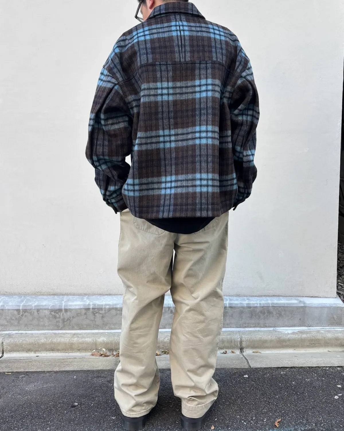 entire studios / Fjord Shirt Blue Check (ESFW26SR016181661)