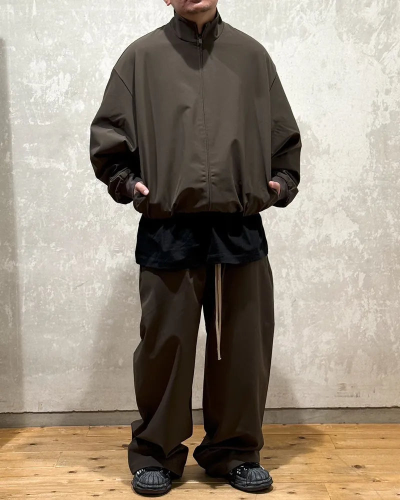 ESSENTIALS / BONDED NYLON BOMBER JACKET (202HO246445F)