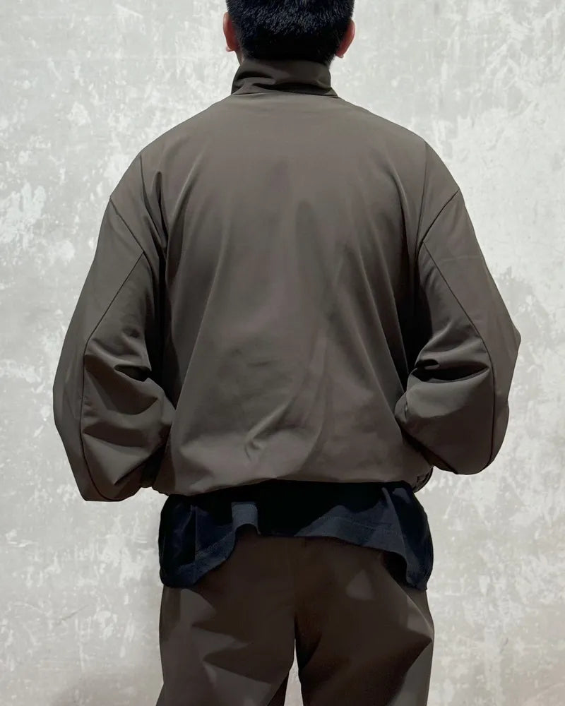 ESSENTIALS / BONDED NYLON BOMBER JACKET (202HO246445F)