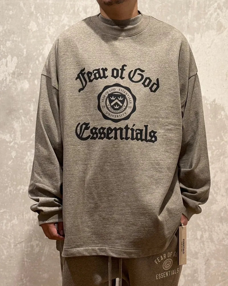ESSENTIALS / HEAVY LONGSLEEVE TEE (125HO242010F)