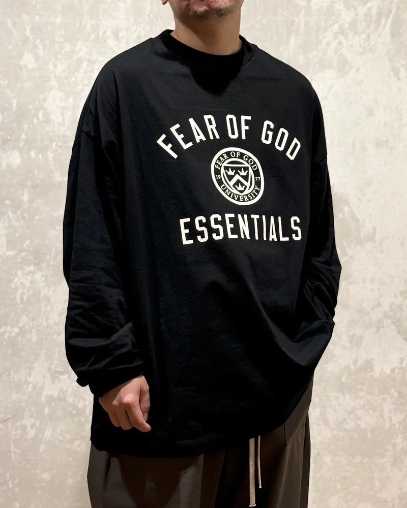 ESSENTIALS / JERSEY LONG SLEEVE TEE (125HO244200F)