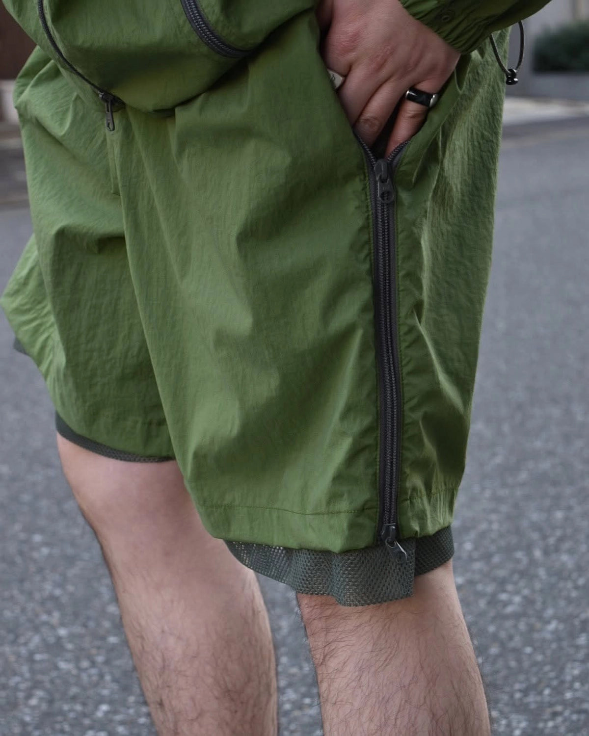 is-ness / TECHNICAL VENTILATION SHORTS (25SS_39_1006SSSHORTS01)