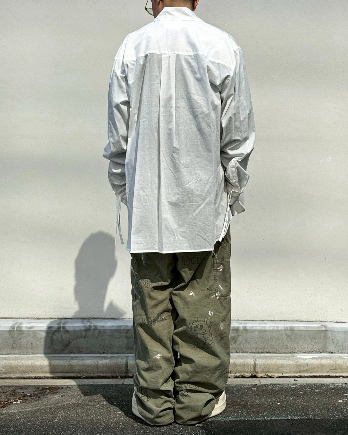 KAMIYA / Drawstring Cuff Shirt (G16SH050)