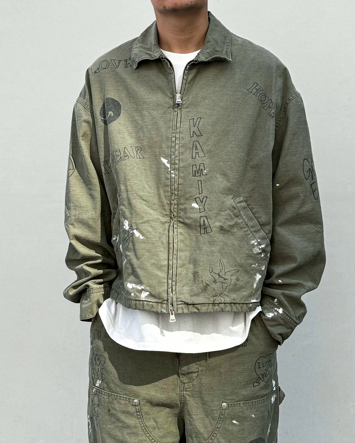 KAMIYA / Graffiti Work Jacket (G16BL022)