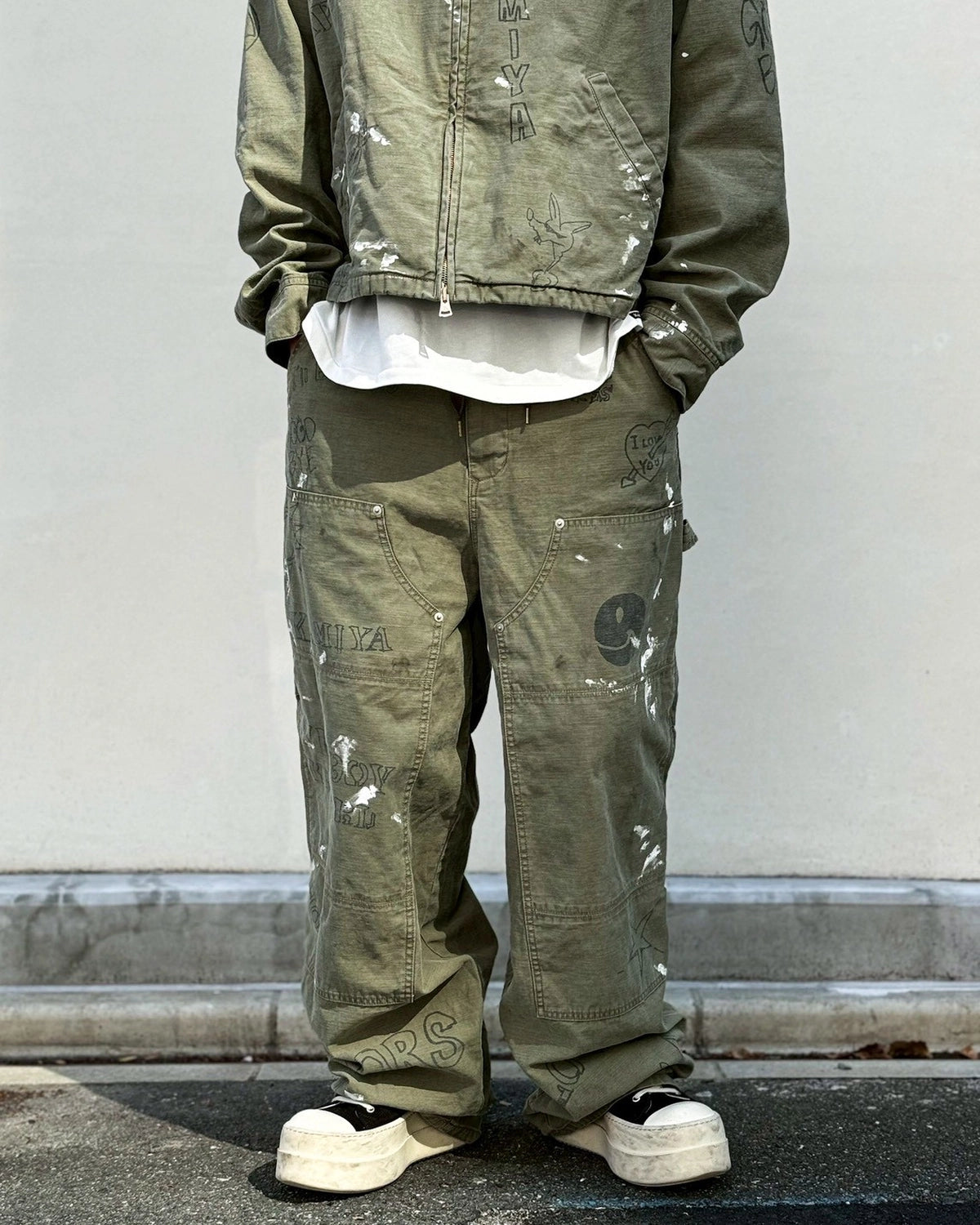 KAMIYA / Graffiti Painter Pants (G16PT023)
