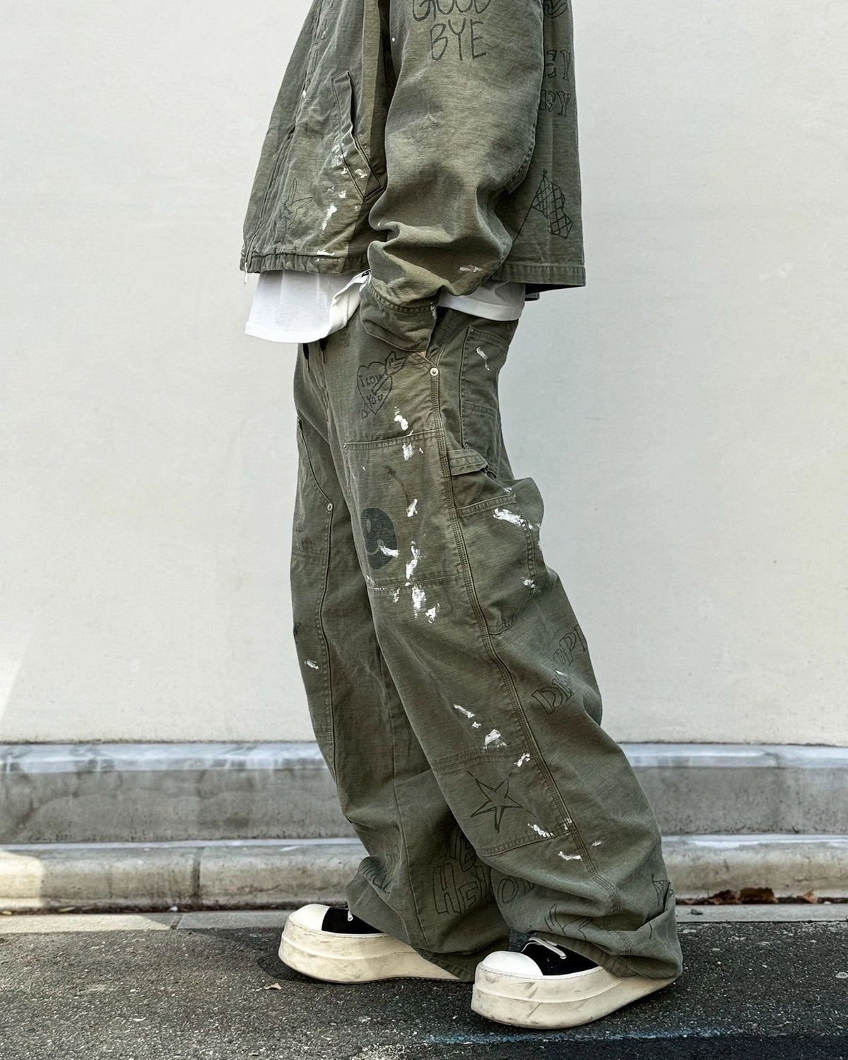 KAMIYA / Graffiti Painter Pants (G16PT023)