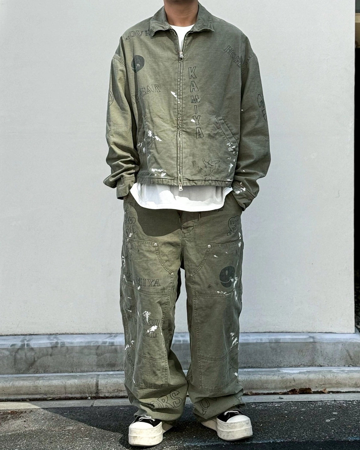 KAMIYA / Graffiti Painter Pants (G16PT023)