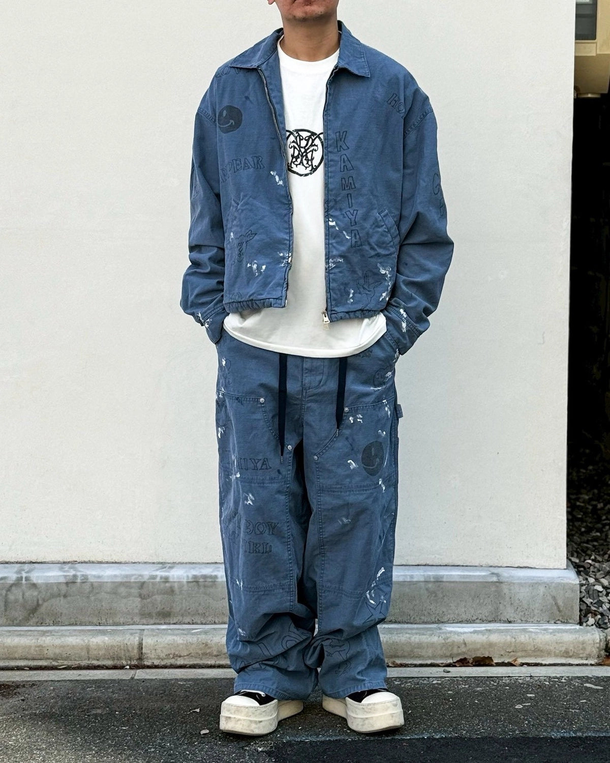 KAMIYA / Graffiti Work Jacket (G16BL022)