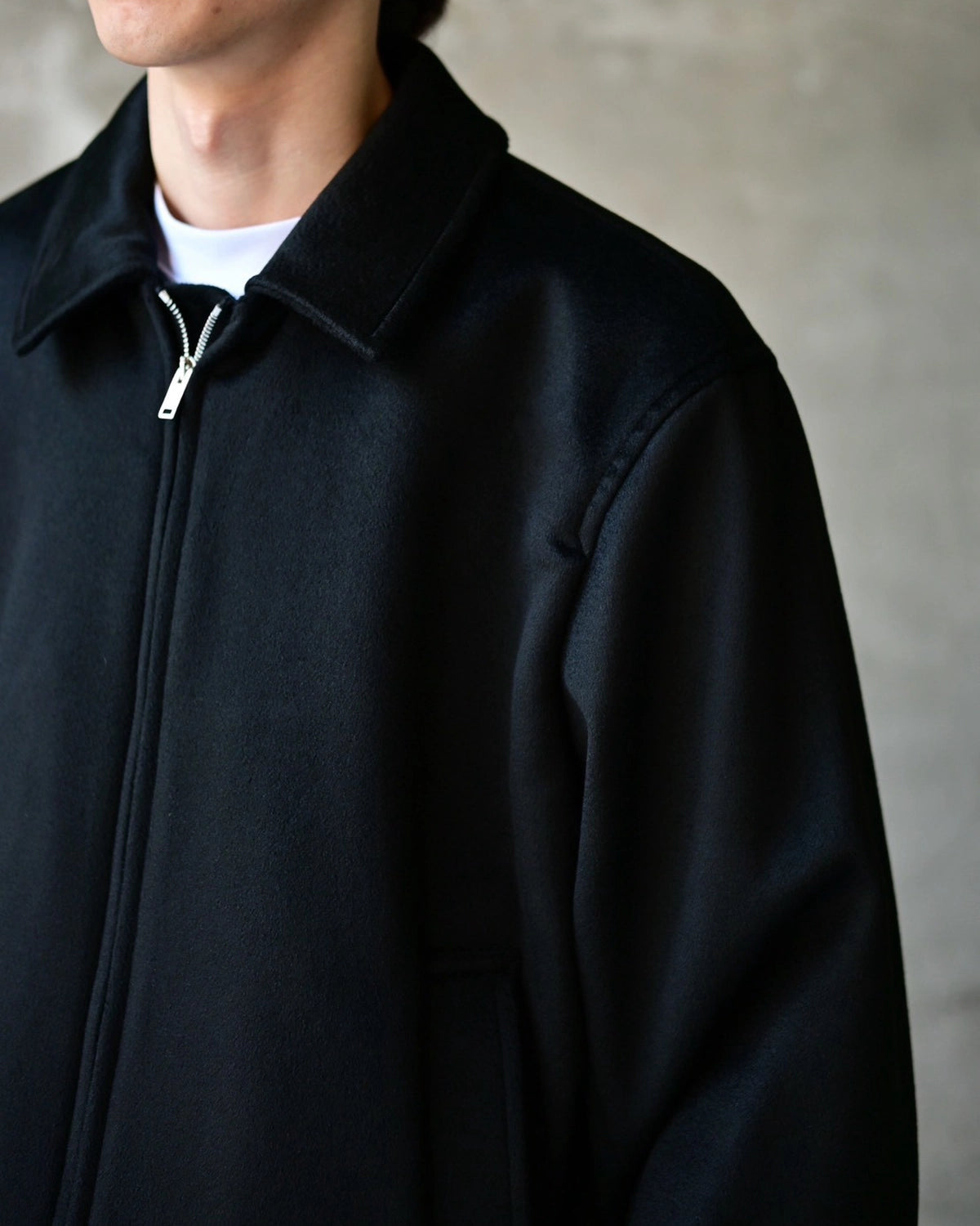 MARKAWARE / Cashmere Double Faced Cloth / Worker Jacket (A26C19BL01C)