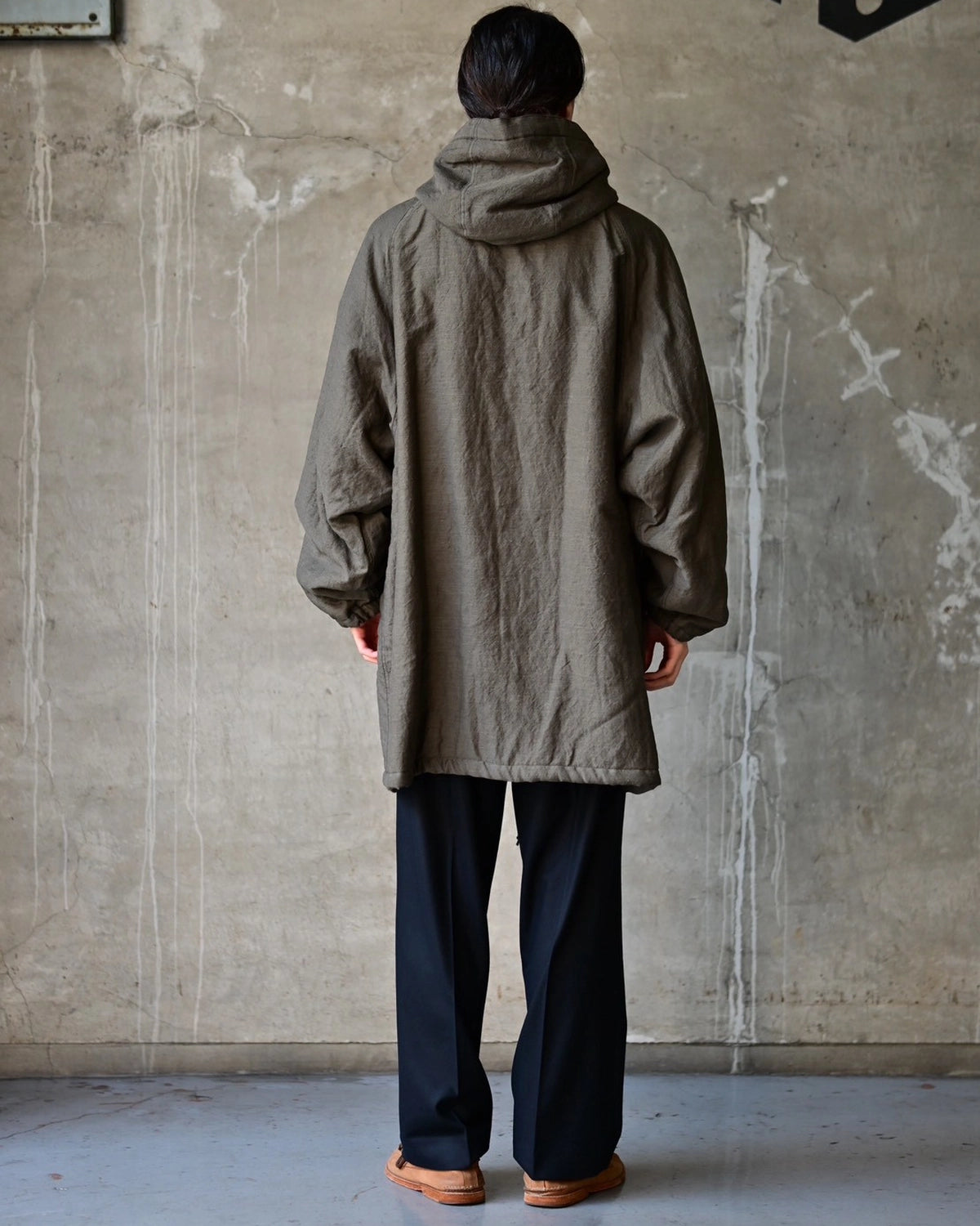 marka / Wool/Linen Moleskin / Military Parka (M26C11CO01C)
