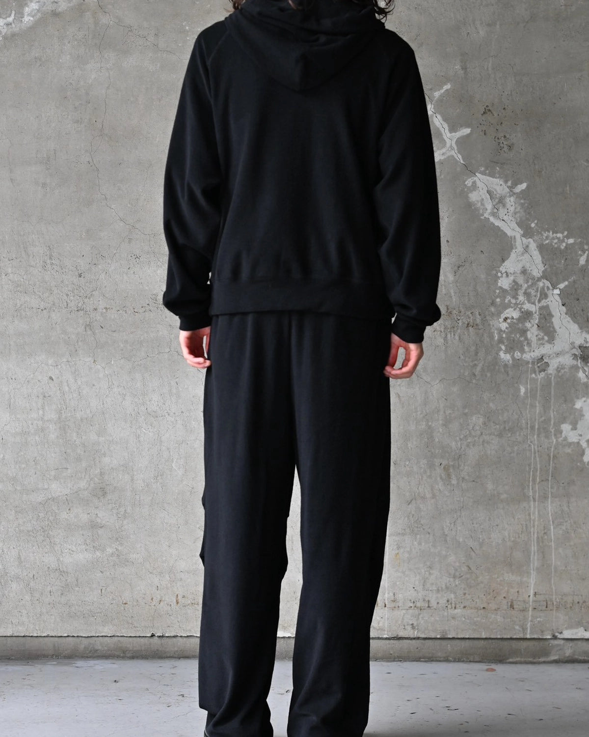 marka / Super 140s Washable Wool Pile Knit / Zip Parka (M26C14CS02C)