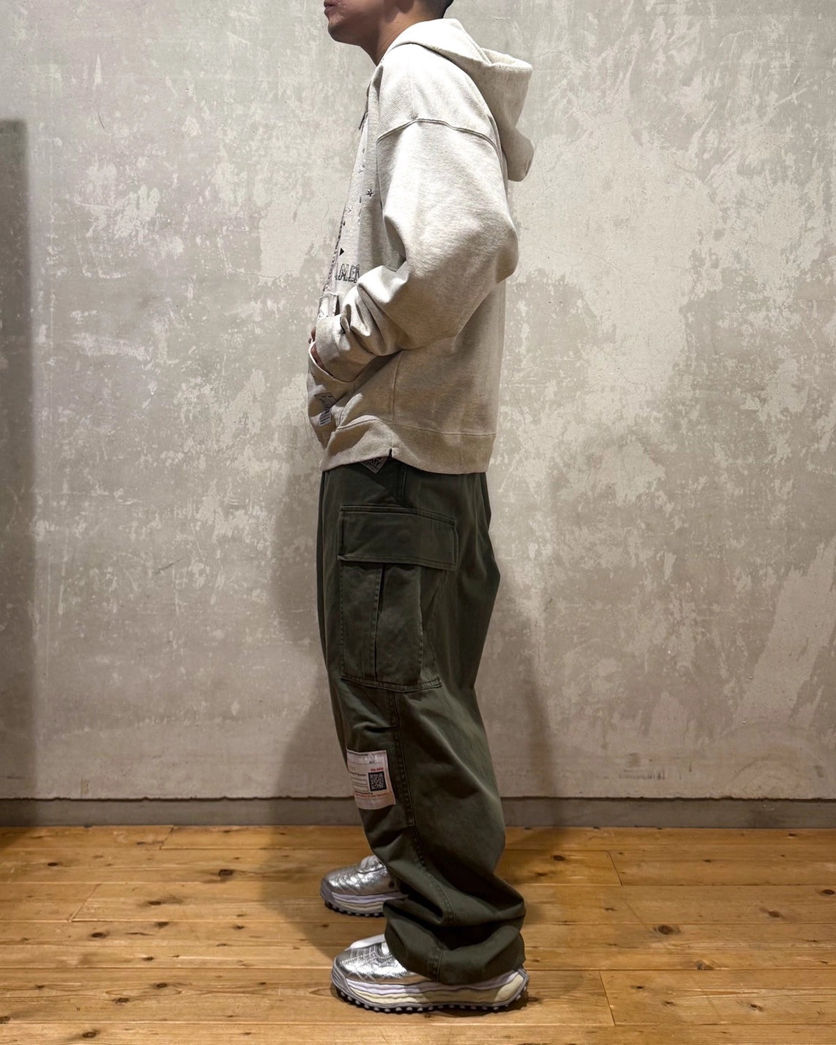 Maison MIHARA YASUHIRO / EMBELLISHDISTRESS PARKA (J15PK721)