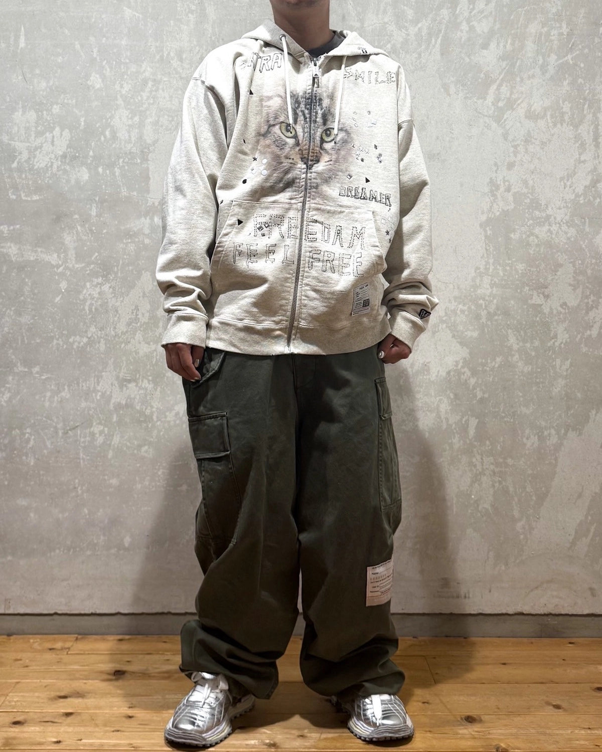Maison MIHARA YASUHIRO / EMBELLISHDISTRESS PARKA (J15PK721)
