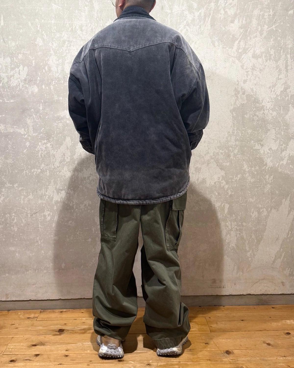 Maison MIHARA YASUHIRO / PUFFE CORDUROY SHIRTJACKET (A15SH035)